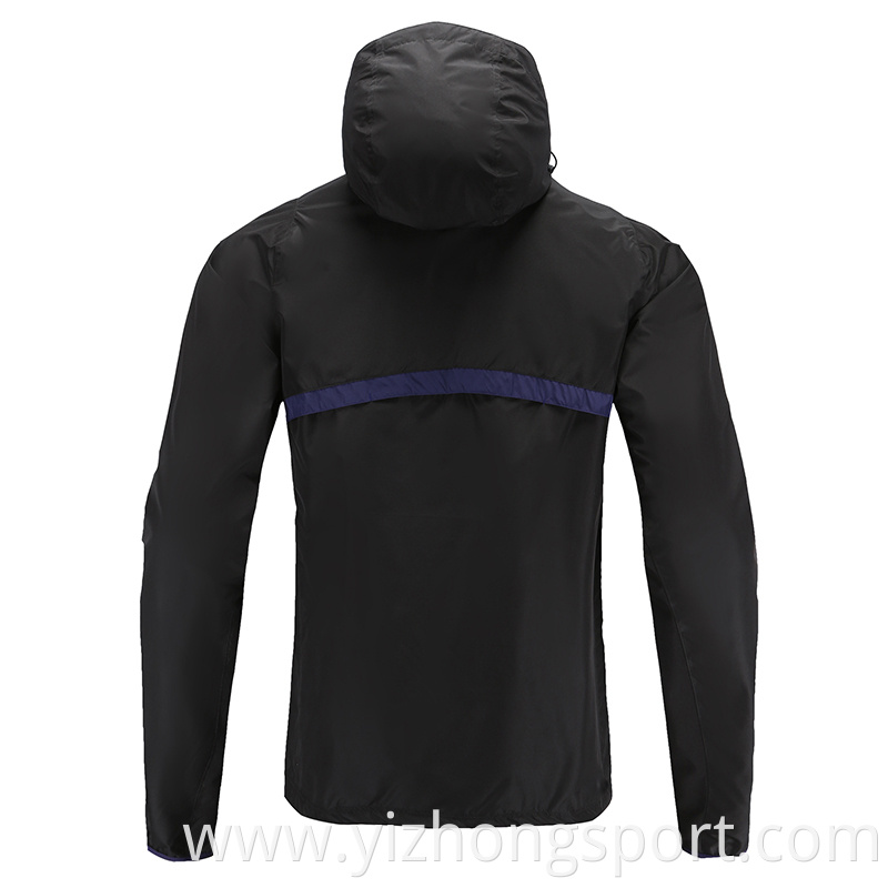 Soccer Wear Zip Up Hoodies Polyester